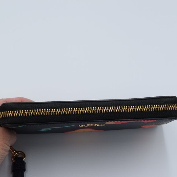 COACH Long Zip Around Wallet With Dreamy Land Floral Print - RARE FIND - Picture 4 of 5